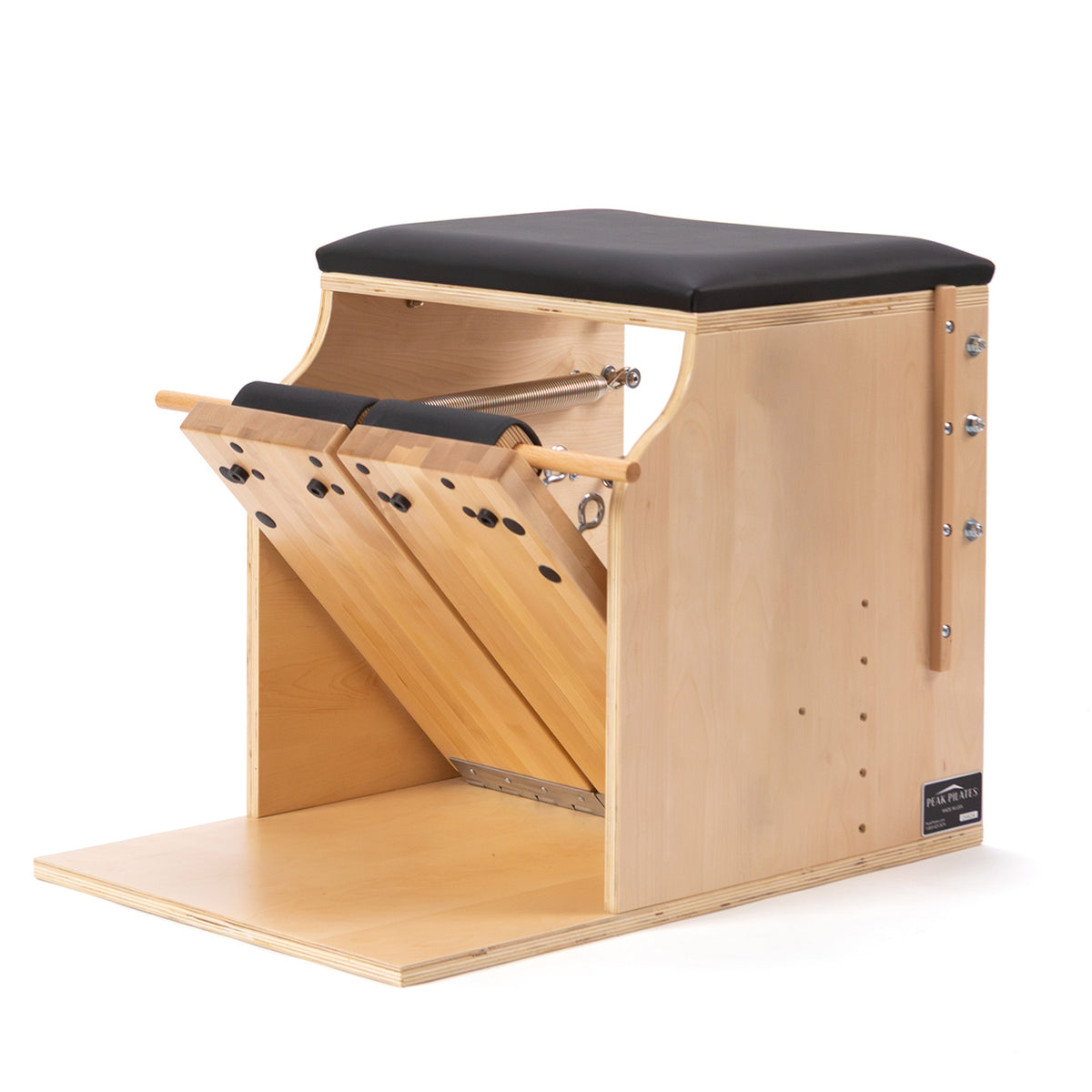 split pedal low chair by Peak Pilates