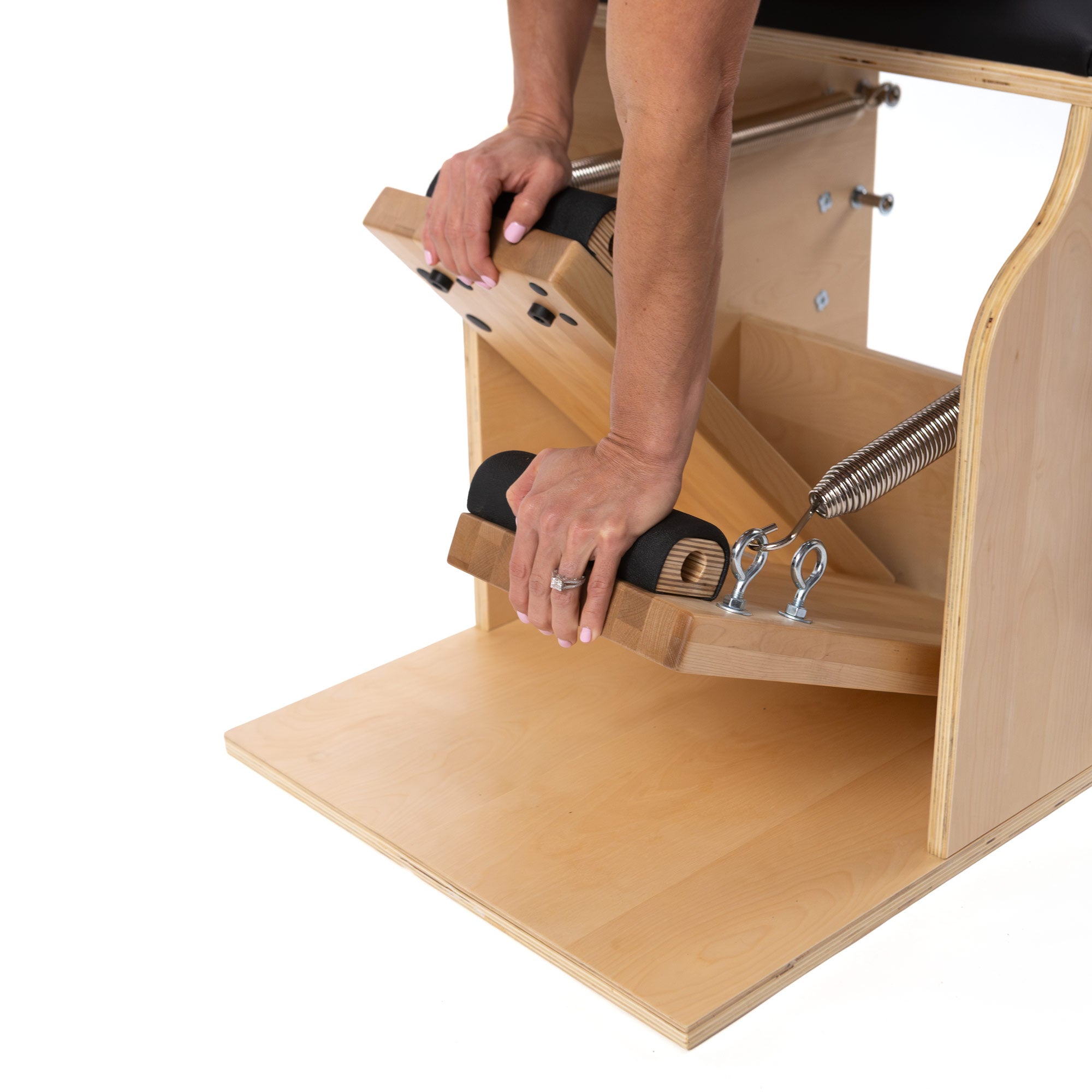 Artistry® Split Pedal Low Chair with Handles & Brackets – Peak Pilates