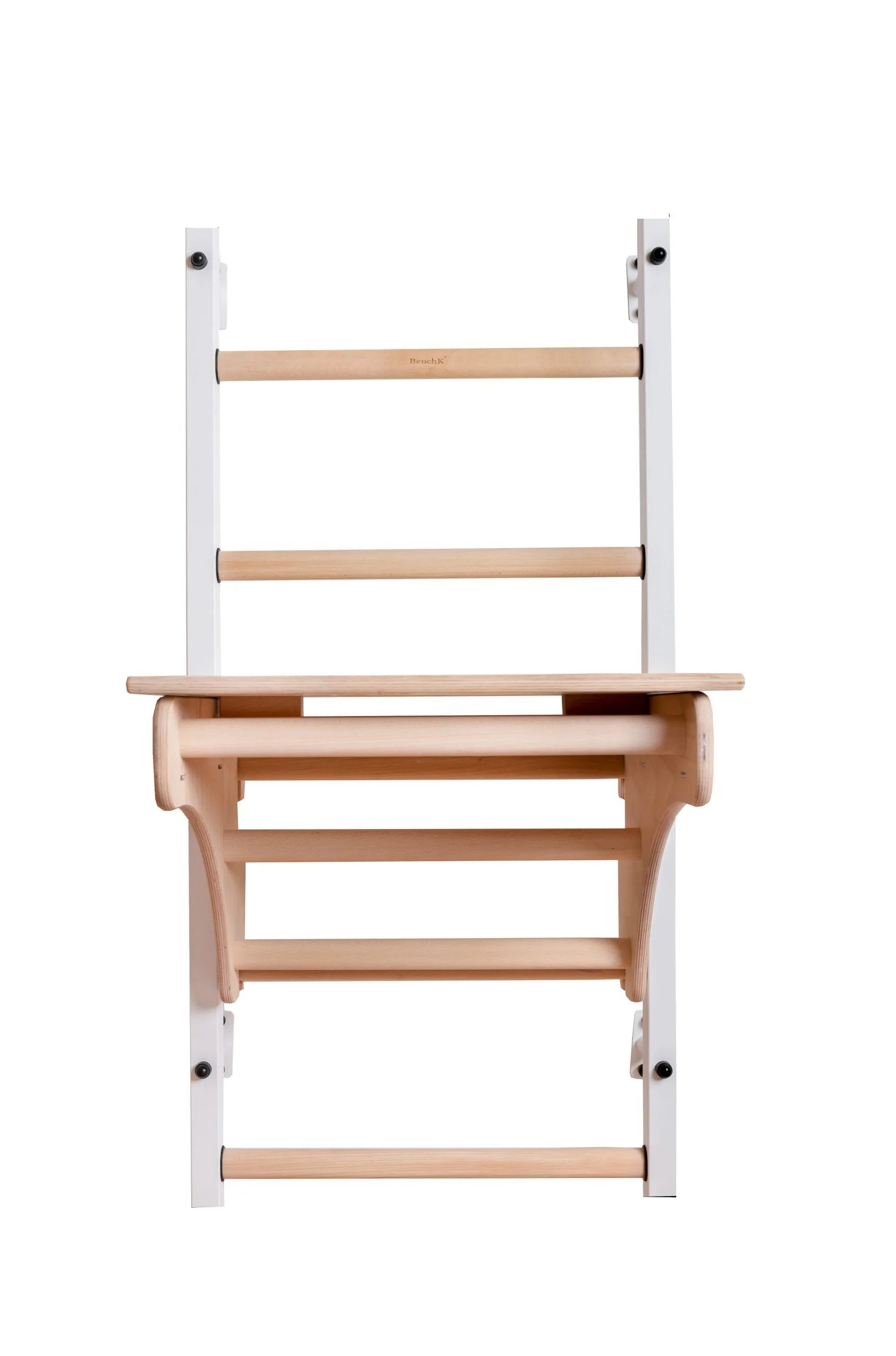 BenchK 712 Swedish Ladder with Pull-Up Bar and Bench Top