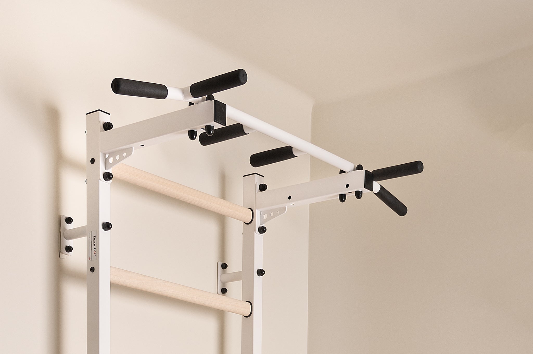 BenchK 722 Swedish Ladder with Pull-Up Bar and Dip Bar