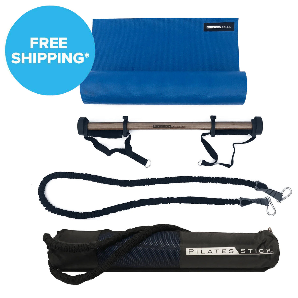 Pilatesstick® Basic Kit - Portable Pilates Equipment for Home & Studio ...